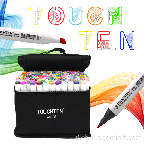 24Color Alchohol Markers colors art twin dual tip markers pen set Manufactory